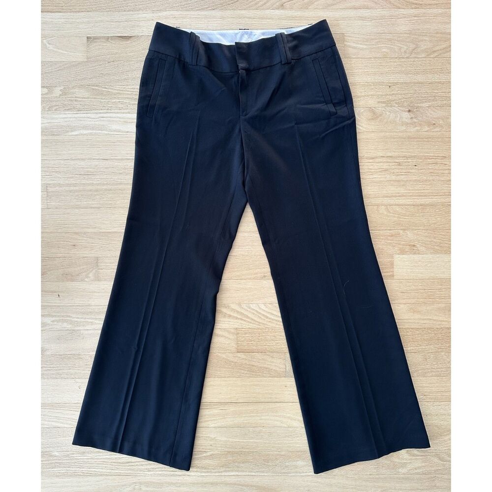 Calvin Klein Black Trouser Riley Pants Size 10 Office Wear Professional Style